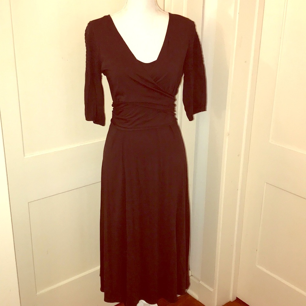 Theory Mock Wrap Dress